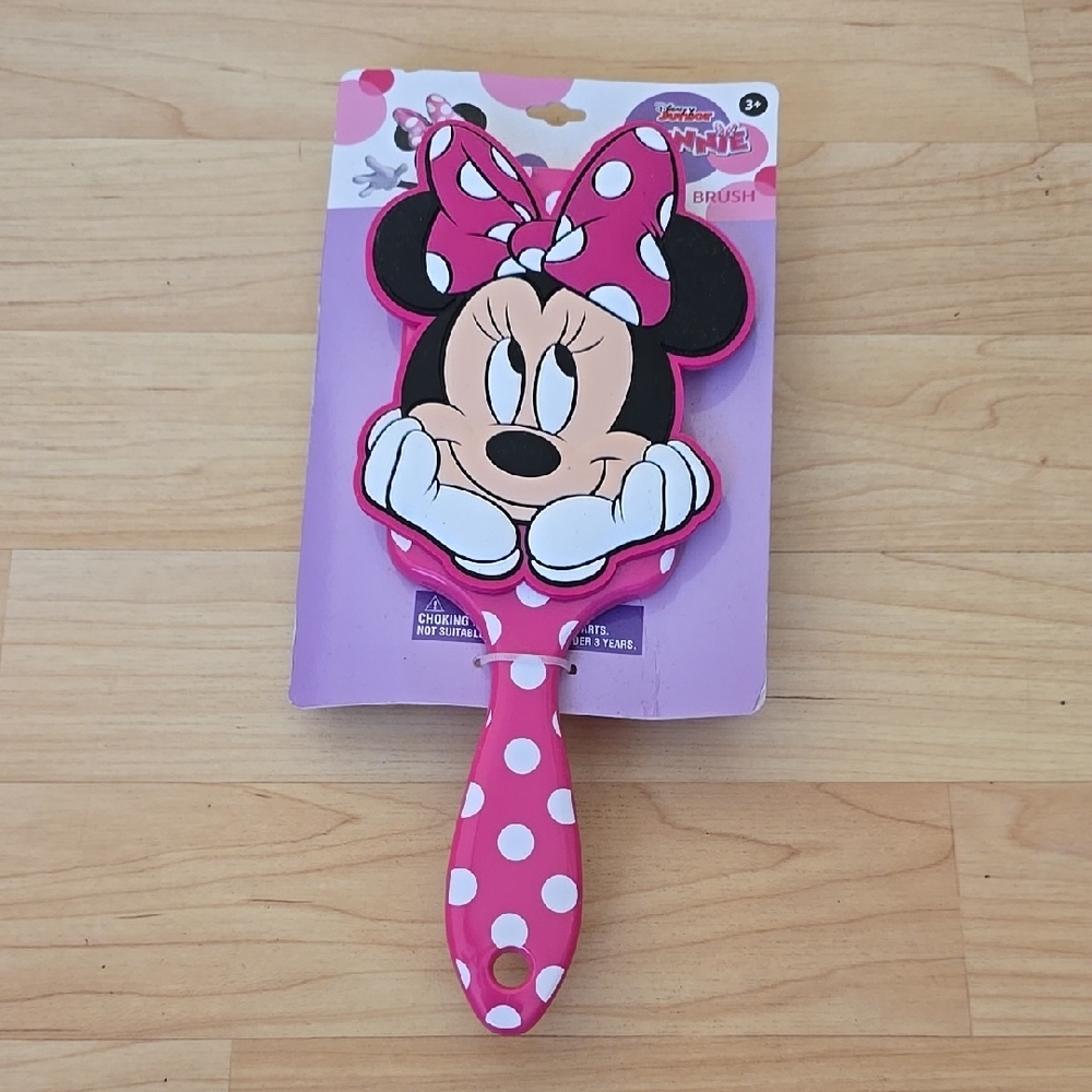 Disney Minnie Mouse Pink Hairbrush Minnie Mouse Paddle Hair Brush